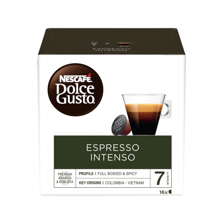 Nescafe dolce gusto καφές espresso σε κάψουλες intenso 16 μερίδες (16τεμ.)