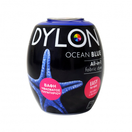 Dylon βαφή πλυντηρίου ρούχων all in 1 ocean blue (350g)