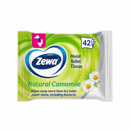 Zewa υγρά μαντηλάκια τουαλέτας camomile (42τεμ.)