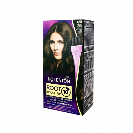 Wella βαφή μαλλιών koleston root touch up Νο. 4/0 , μεσαίες - καστανές αποχρώσεις