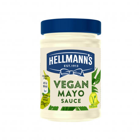 Hellmann's μαγιονέζα αναπλήρωμα χωρίς αυγά - χωρίς γλουτένη, vegetarian, vegan (270g)