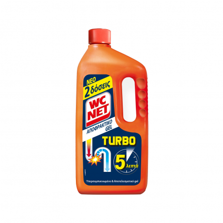 Wc net αποφρακτικό gel turbo (1lt)