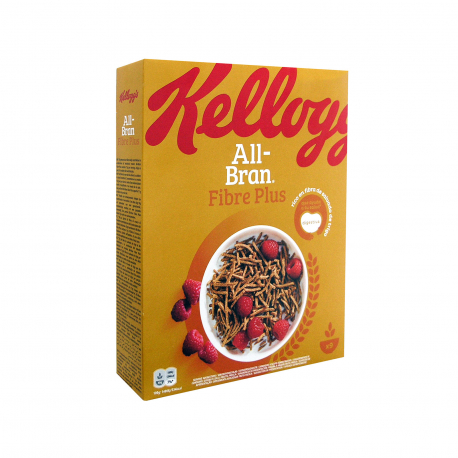 Kellogg's δημητριακά all bran fibre plus στικς - vegetarian (375g)