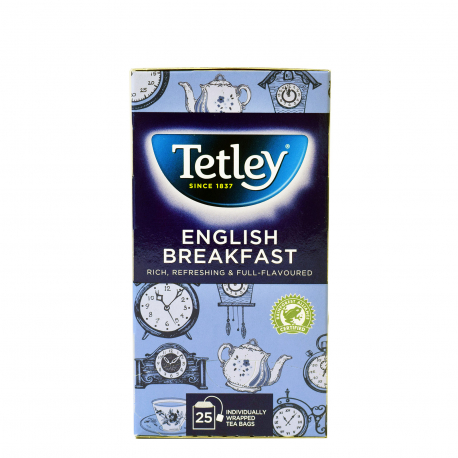 Tetley τσάι μαύρο english breakfast (25φακ.)