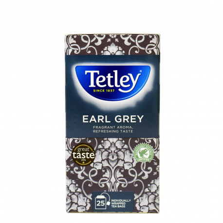 Tetley τσάι μαύρο earl grey (25φακ.)