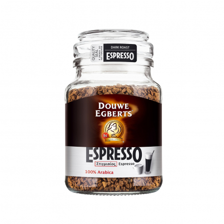 Douwe egberts καφές στιγμιαίος espresso 100% arabica / dark roast (95g)