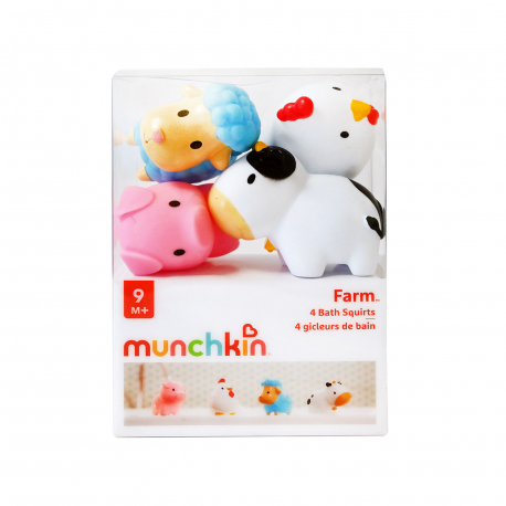 Munchkin παιχνίδια μπάνιου παιδικά farm bath squirts 9+ μηνών