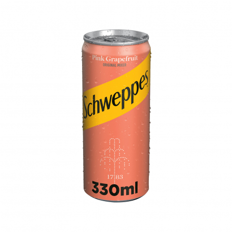 Schweppes αναψυκτικό pink grapefruit (330ml)