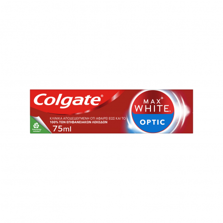 Colgate οδοντόκρεμα max white optic (75ml)