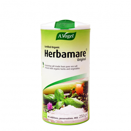 A. Vogel αλάτι θαλασσινό herbamare original with organic herbs & vegetables - χωρίς γλουτένη, χωρίς λακτόζη (250g)