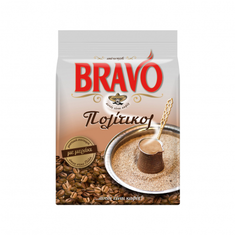 Bravo καφές ελληνικός πολίτικος (194g)