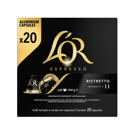 L'or καφές espresso σε κάψουλες ristretto 20 μερίδες (20τεμ.)