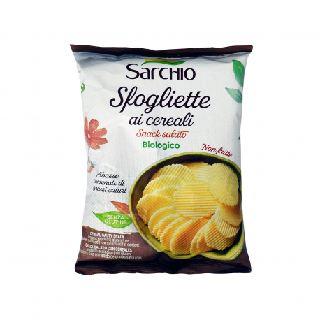Sarchio σνακ δημητριακών με αλάτι - βιολογικό, χωρίς γλουτένη (55g)