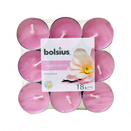 Bolsius κεριά ρεσώ αρωματικά 4 ωρών magnolia (18τεμ.)