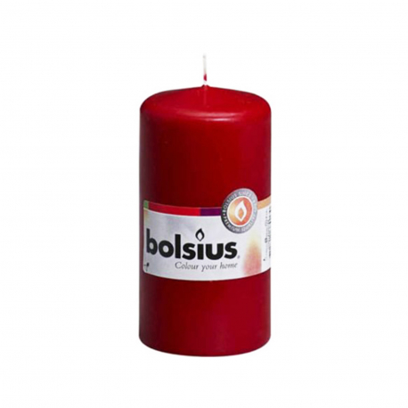 Bolsius κερί κυλινδρικό 200/98 κόκκινο