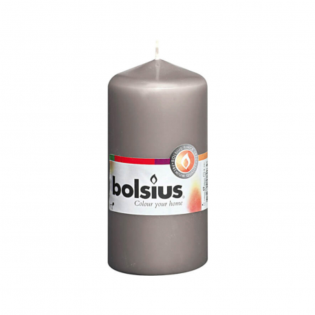 Bolsius κερί κυλινδρικό 120/58 μαύρο