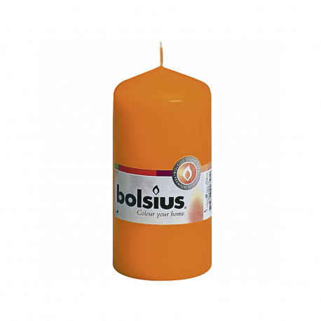 Bolsius κερί κυλινδρικό 120/58 πορτοκαλί