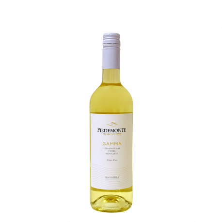 Piedemonte κρασί λευκό ξηρό gamma navarra (750ml)