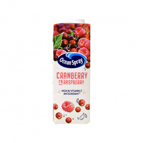 Ocean spray φρουτοποτό cranberry & raspberry - (1lt)