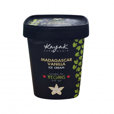 Kayak παγωτό από βρώμη οικογενειακό madagaskar vanilla - vegan (0.45kg)
