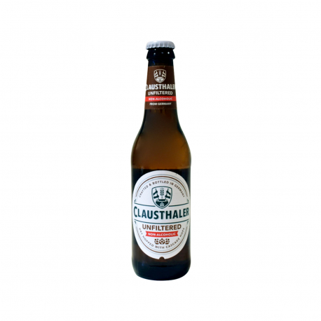 Clausthaler μπίρα unfiltered χωρίς αλκοόλ (330ml)