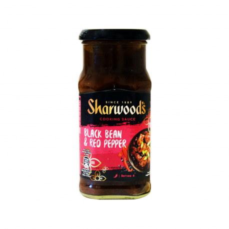 Sharwood's σάλτσα έτοιμη black bean & red pepper (425g)