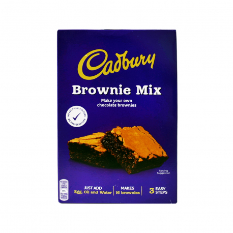 Cadbury μείγμα για brownie σοκολάτας - vegetarian (350g)