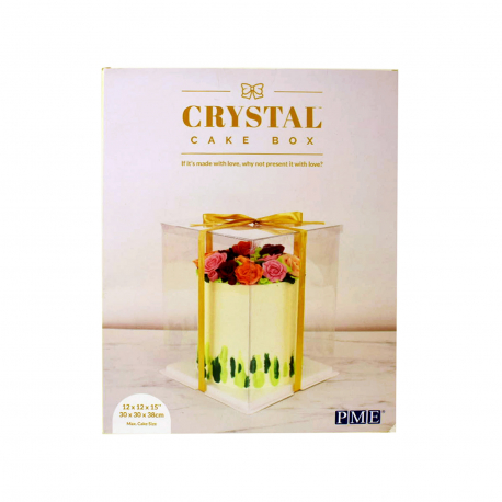 PME κουτί συσκευασίας κέικ crystal cake box 30Χ30Χ38