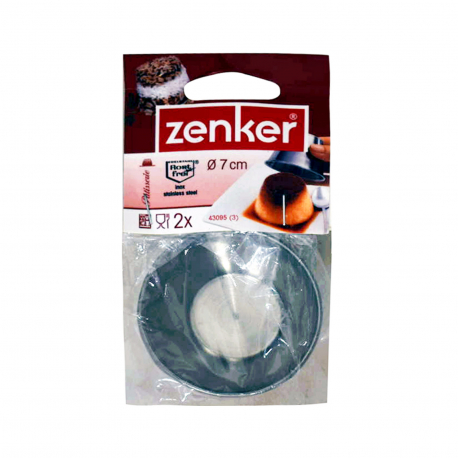 Zenker φορμάκια για κρέμα καραμελέ 43095 (2τεμ.)