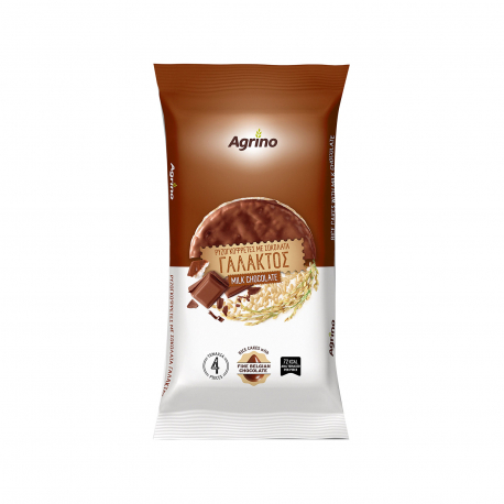Agrino ρυζογκοφρέτα με σοκολάτα γάλακτος - χωρίς γλουτένη (60g)