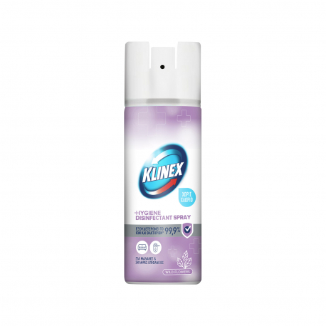 Klinex spray απολυμαντικό χωρίς χλώριο 1 for all wild flowers (400ml)