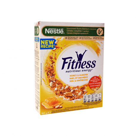 Nestle δημητριακά ολικής άλεσης fitness nutricious energy honey & almond (355g)