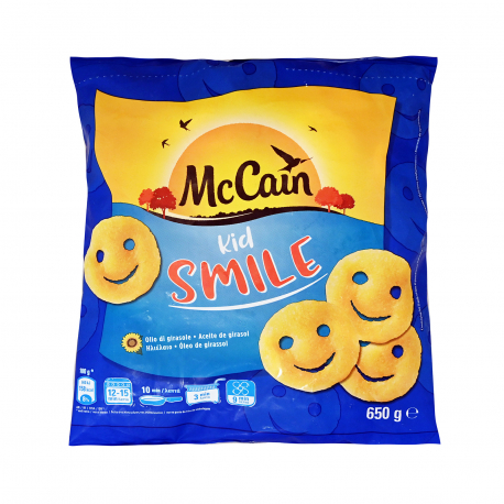 McCain πατάτες κατεψυγμένες kid smile φαγητά κατεψυγμένα (650g)