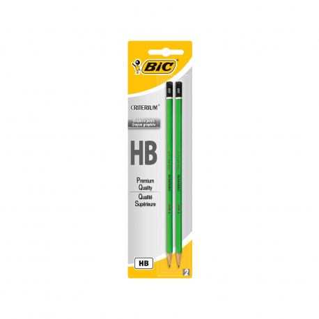 BIC σετ 2 μολυβιών criterium 550 HB Νο. 2 (2τεμ.)