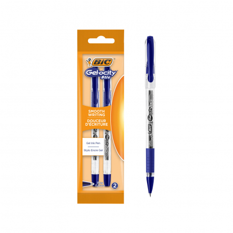 BIC στυλό gel - ocity stic μπλε