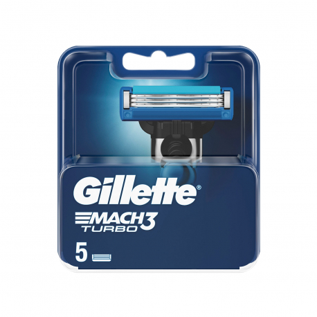 Gillette ανταλλακτικά ξυραφάκια αντρικά mach 3 turbo