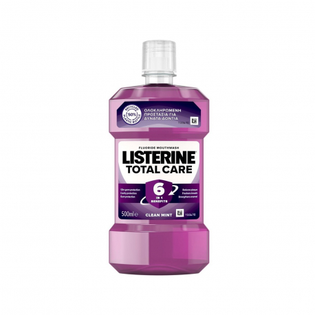 Listerine στοματικό διάλυμα total care clean mint (500ml)
