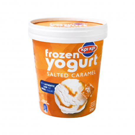 Κρι Κρι παγωτό οικογενειακό frozen yogurt salted caramel (0.32kg)