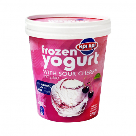 Κρι Κρι παγωτό οικογενειακό frozen yogurt βύσσινο (320g)