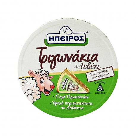 Ήπειρος τυρί επάλειψης τριγωνάκια με Λεβέτι (140g)