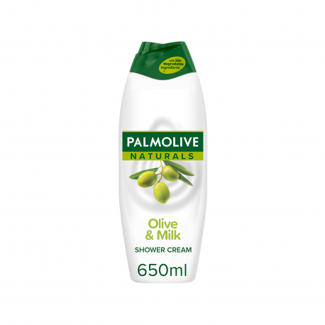 Palmolive αφρόλουτρο naturals γάλα & ελιά (650ml)