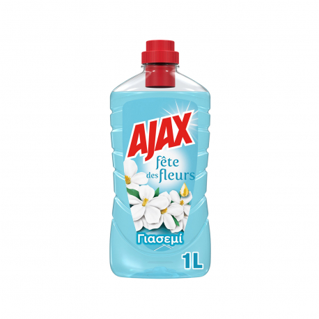 Ajax υγρό καθαριστικό πατώματος γιορτή λουλουδιών γιασεμί (1lt)