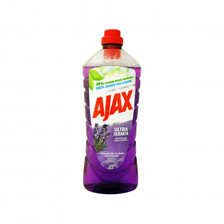 Ajax υγρό καθαριστικό πατώματος ultra λεβάντα (1. 5lt)