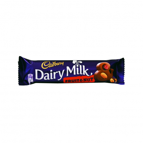 Cadbury σοκολάτα γάλακτος dairy milk fruit & nut - vegetarian (49g)