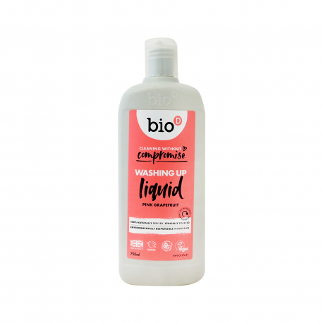 Bio D υγρό πιάτων για πλύσιμο στο χέρι pink grapefruit - vegan 750ml (75μεζ.)