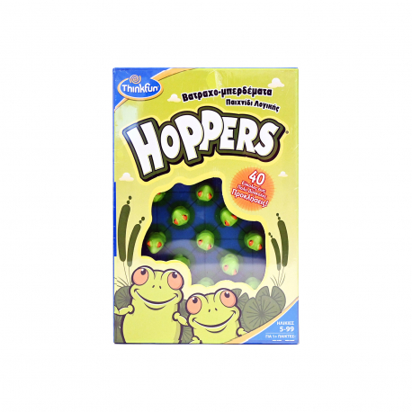Thinkfun επιτραπέζιο παιχνίδι hoppers βάτραχο μπερδέματα 0076347 5+ ετών