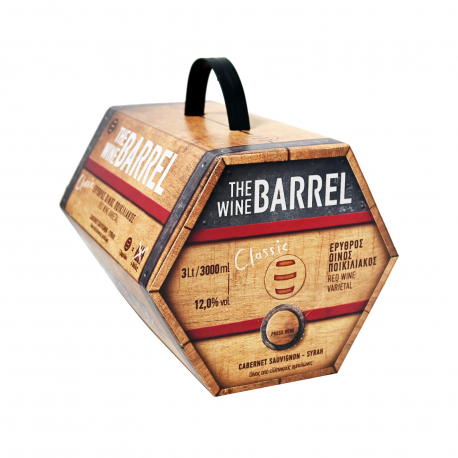 The wine barrel κρασί ερυθρό classic cabernet sauvignon - syrah (3lt)