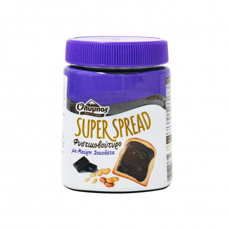 Όλυμπος Aφοί Παπαγιάννη AE φιστικοβούτυρο super spread με μαύρη σοκολάτα (350g)