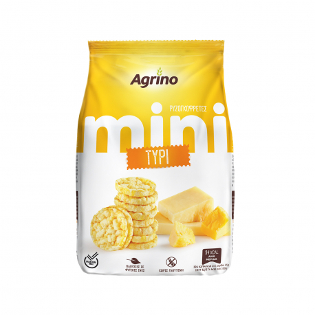 Agrino ρυζογκοφρέτα μίνι τυρί - χωρίς γλουτένη (50g)