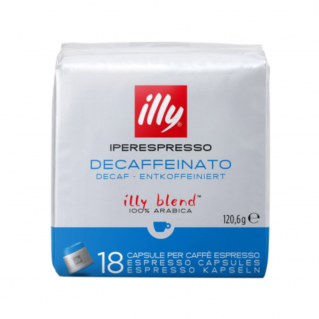Illy καφές espresso σε κάψουλες iperespresso decaffeinato (18τεμ.)